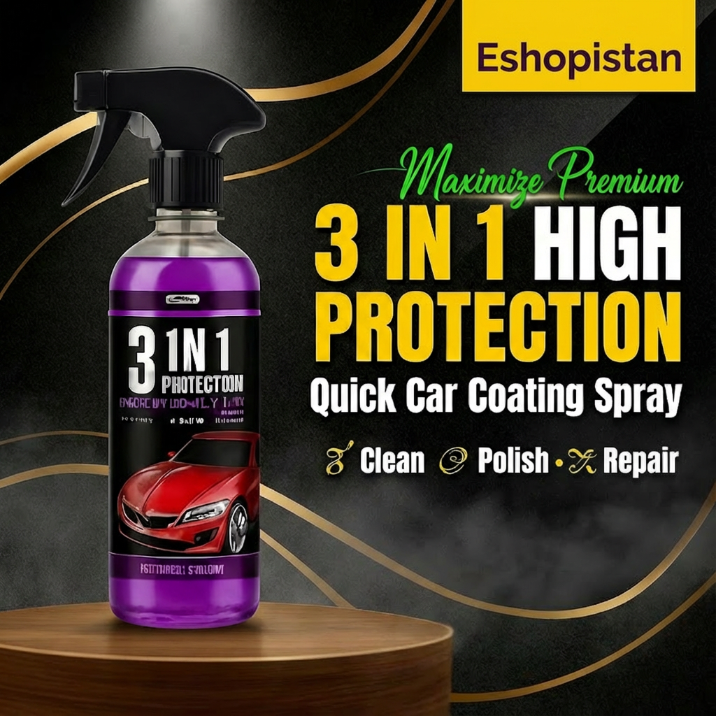 Premium Quality 3 In 1 High Protection Quick Car Coating Spray 🔥